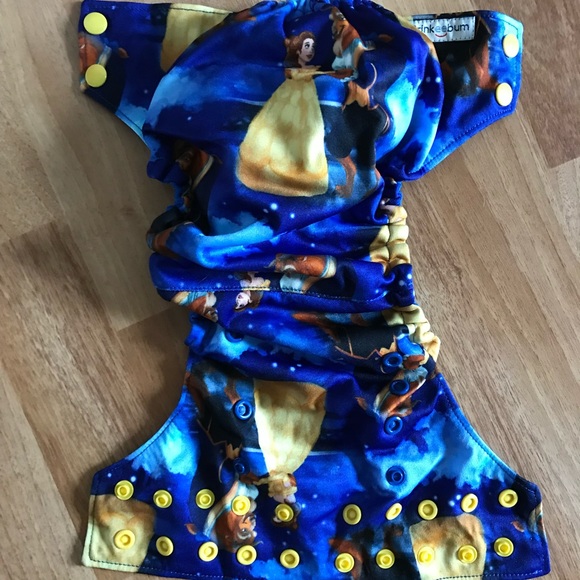 Brinkeebum Beauty & Beast cloth diaper